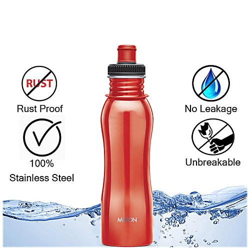 Buy Milton Bottle Easy Grip Stainless Steel water bottle Red Online