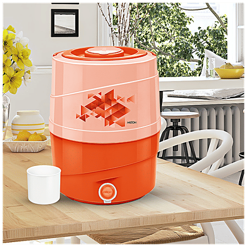 Milton Jug-Kool Rover Insulated Plastic Water Jug (EC-THF-FTW-0015) - Orange, 11 L  