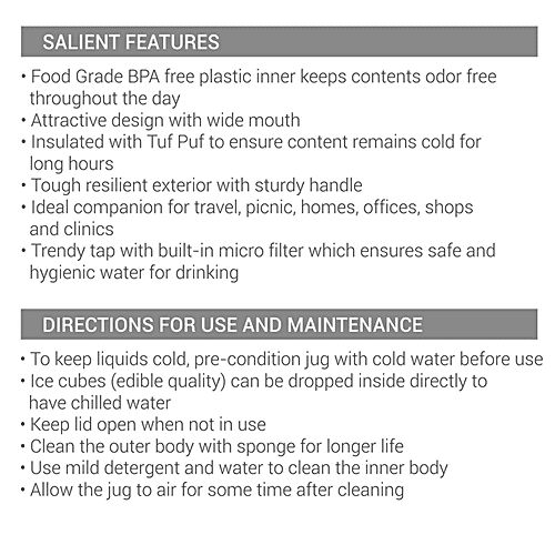 Milton Jug-Kool Rover Insulated Plastic Water Jug (EC-THF-FTW-0015) - Orange, 11 L  