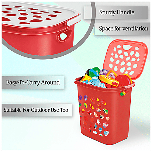 Buy Milton Hamper Laundry/Toy Organizer Basket BPA Free, Recyclable