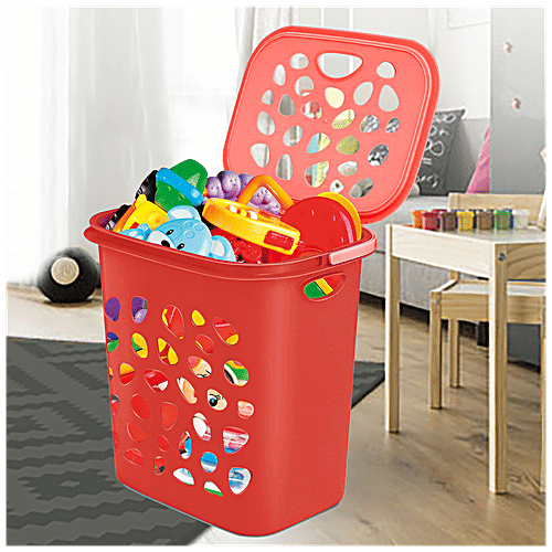 Buy Milton Hamper Laundry/Toy Organizer Basket BPA Free, Recyclable