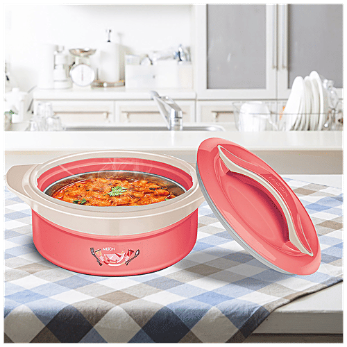 Milton Zenith Casserole 1500 - Durable, Stainless Steel, Pink, 1.43 L  