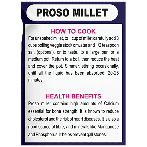 Buy OGranny FARM PRODUCTS Proso Millet Highly Nutritious, GlutenFree & Easy To Digest Online