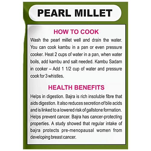 Buy OGranny FARM PRODUCTS Pearl Millet Helps To Control Diabetes, Rich In Fibre Online at