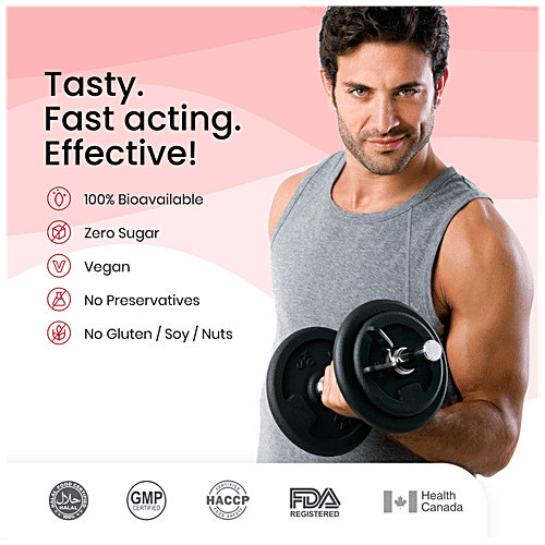 Wellbeing Nutrition Melts Into Instant Energy Thin Strips - Green Tea Caffeine + Electrolyte, Strawberry Mint Flavour, 60 g (30 pcs x 2 g each) Plant Based, Sugar Free, Instant Action