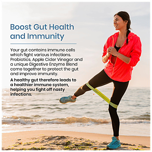 Wellbeing Nutrition Melts Into A Healthy Gut - Probiotics & Enzymes, Mixed Berry Blast, 30 pcs  For Indigestion, Gas, Acidity