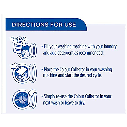 Dr. Beckmann Colour & Dirt Collector Reusable Sheet - Long Lasting Colour Protection, For Upto 30 Washes, 1 pc  