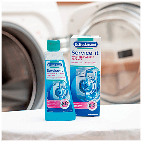 Dr. Beckmann Washing Machine Care Cleaner - Prolongs Lifetime, Maintains Rubber & Metal Parts, 250 ml