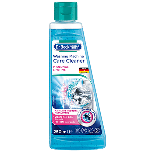 Dr. Beckmann Washing Machine Care Cleaner - Prolongs Lifetime, Maintains Rubber & Metal Parts, 250 ml