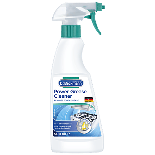 Dr. Beckmann Power Grease Cleaner - Highly Effective At Removing Grease, For A Brilliant Finish, 500 ml