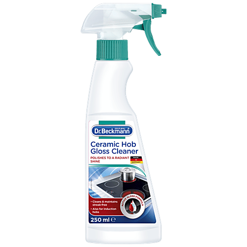 Dr. Beckmann Ceramic Hob Gloss Cleaner Spray - Polishes To A Radiant Shine, 250 ml