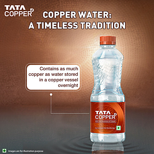 Tata  Copper+ Water With Goodness Of Copper, 500 ml Bottle 