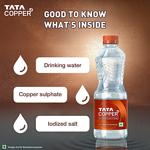 Tata  Copper+ Water With Goodness Of Copper, 500 ml Bottle 