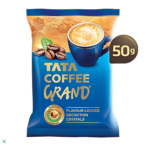 Buy Tata Coffee Grand Instant Coffee & Chicory Blend, With Free