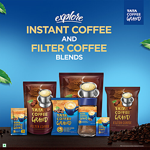 Buy Tata Coffee Grand Instant Coffee & Chicory Blend, With Free