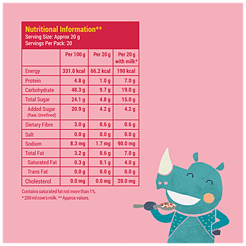 Slurrp Farm Berry Crunch Breakfast Cereal - Ragi Stars & Moons, Healthy Millet, No Maida/Sugar, 400 g Box
