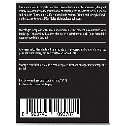 One Science Nutrition Joint X Dietary Supplement Capsule - Supports Cartilage Repair, 100 pcs  