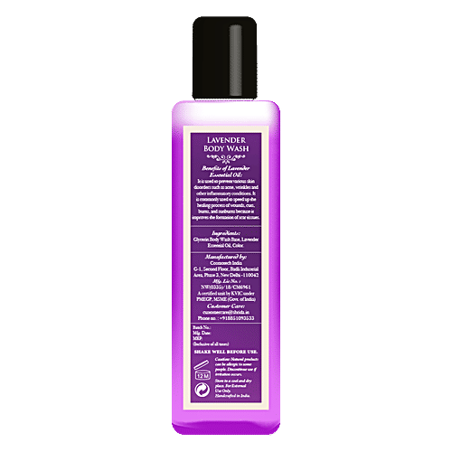 Buy Shrida Lavender Body Wash Prevents Skin Issues, Pimples, Acne
