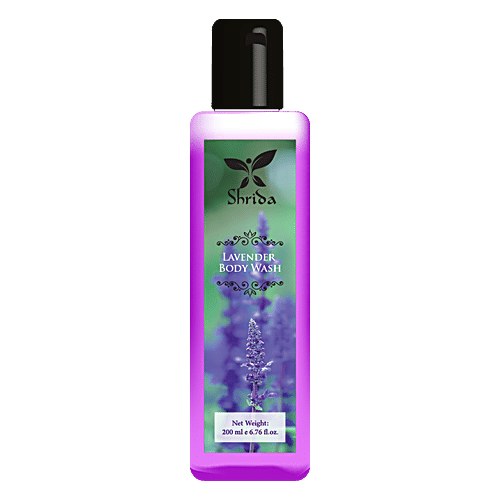 Buy Shrida Lavender Body Wash Prevents Skin Issues, Pimples, Acne