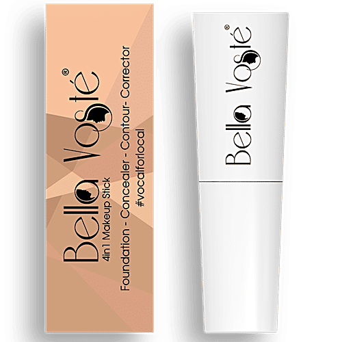 Bella Voste 4-In-1 Makeup Stick - For Foundation, Concealer, Contour & Corrector, Hydrates Skin, 5.5 g Sand Dust (11) 