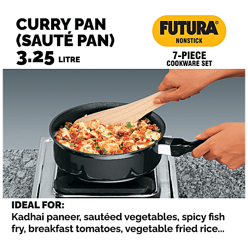 Buy Hawkins Futura Nonstick Cookware Set (Two Frying Pans, DeepFry Pan
