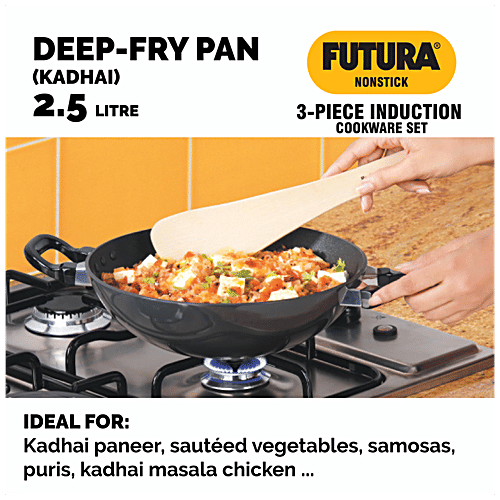 Buy Hawkins Futura Nonstick Cookware Set (Dosa Tava, Frying Pan, Deep