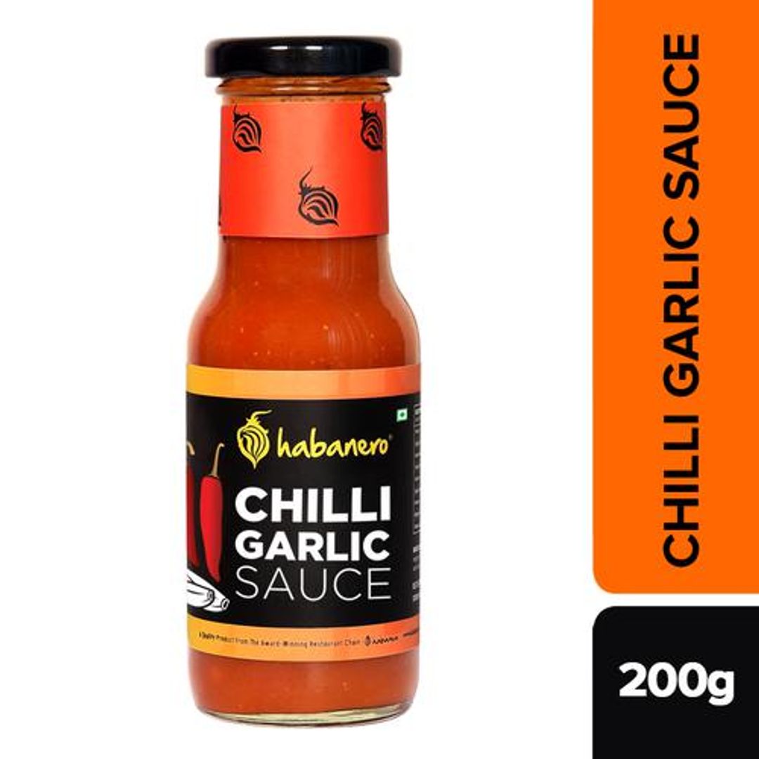 Habanero Chilli Garlic Hot Sauce, 200 g 