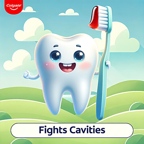 Colgate Kids Cocomelon Toothpaste - For 2-5 Years, Strawberry, 80 g  Cavity Protection Of Milk Teeth