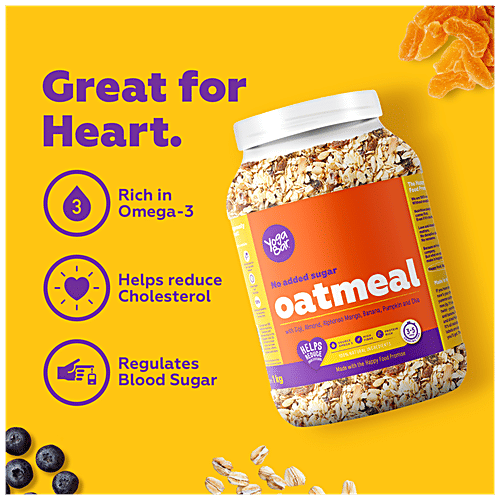Buy Yoga Bar No Added Sugar Oatmeal With Alphonso Mangos, High In
