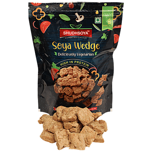 Buy SHUDHSOYA Soya Wedge High In Protein, No Cholesterol, Delicious
