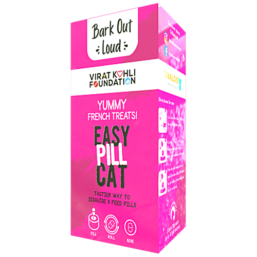 Bark Out Loud Easy Pill Cats - Pill Pockets, masks taste & smell of medicines, made in France, 30 g