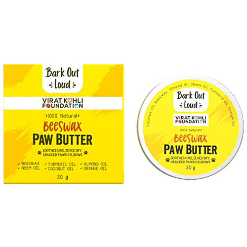 Buy Bark Out Loud Beeswax Paw Butter Soothes Cracked, Dry & Paws, 100