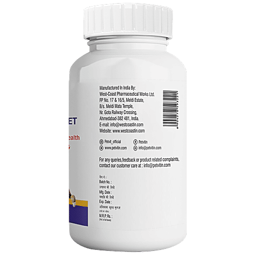 Buy Petvit Calcium Tablet Support Tooth & Gum Health, Optimum Calcium