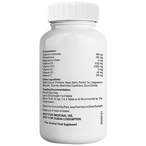 Buy Petvit Calcium Tablet Support Tooth & Gum Health, Optimum Calcium