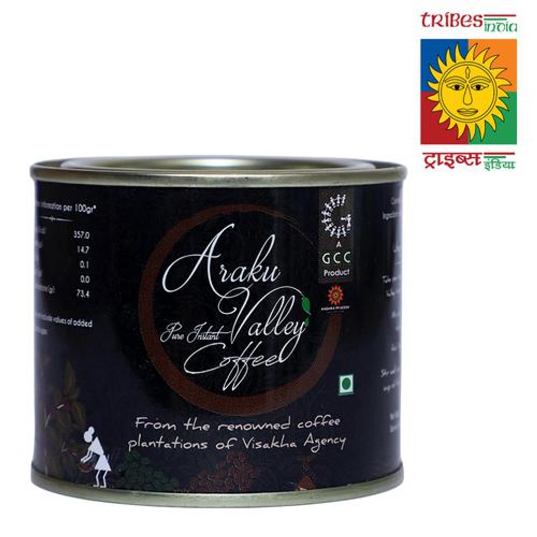 Buy GCC Instant Coffee Powder Araku Valley, 100 Pure Arabica Beans