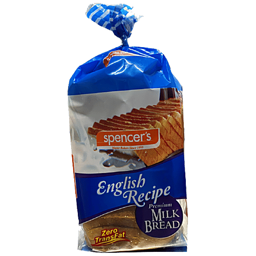 Buy Spencer'S Milk Bread English Style Preparation, Soft & Tasty