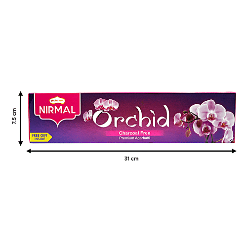 Shubhkart Nirmal Orchid Charcoal Free Premium Agarbatti, 100 g (Free Gift Inside)