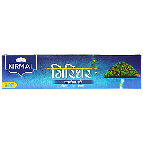 Shubhkart Nirmal Giridhar Charcoal Free Premium Agarbatti, 100 g (Free Gift Inside)