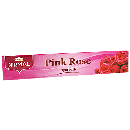 Shubhkart Nirmal Pink Rose Agarbatti Sticks, 100 g Box