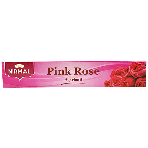 Shubhkart Nirmal Pink Rose Agarbatti Sticks, 100 g Box