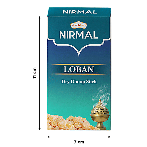 Shubhkart Nirmal - Dry Dhoop Sticks, Loban, 10 pcs  