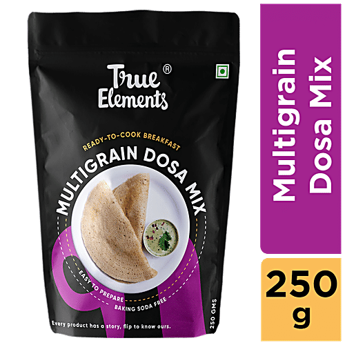 True Elements Ready To Cook Breakfast - Multigrain Dosa Mix, 250 g  