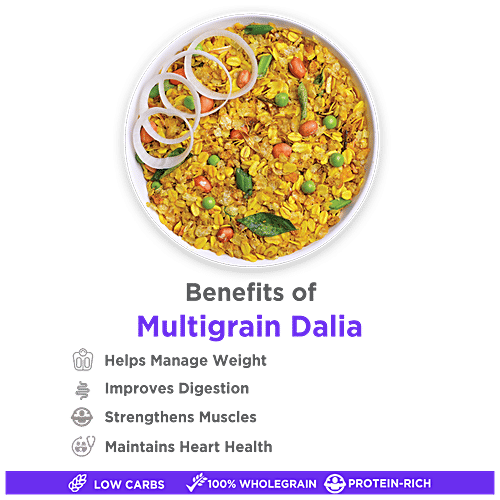 Buy True Elements Multigrain Dalia Indore Masala, Healthy Breakfast