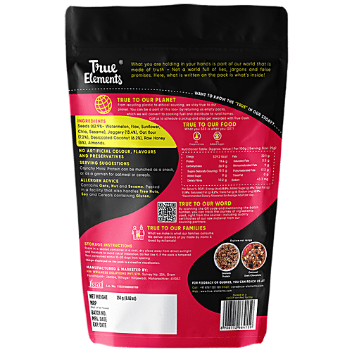 Buy True Elements Ready To Eat Snack Protein Crunchy Minis, Healthy