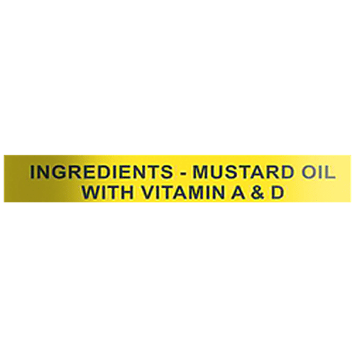 Maanik Gold Gold Yellow Mustard Oil - Enriched With Vitamin A & D, Ideal For Cooking, 5 L Tin
