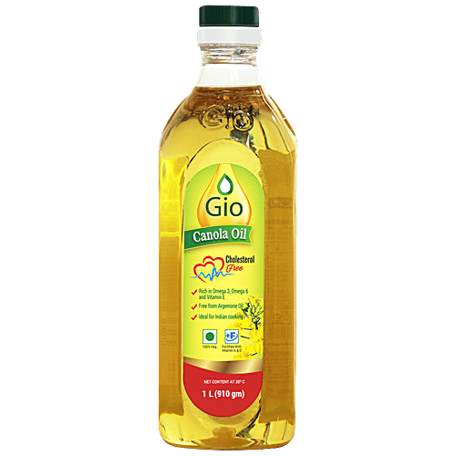 Buy Gio Giolly Canola Oil Rich In Vitamins, Cholesterol Free, Ideal Online at Best Price of Rs