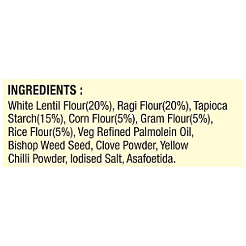 Snaqary Ratlami Multigrain Sev - Super Grain Ragi, High In Protein, Healthy, Delicious, 140 g Standy Pouch 