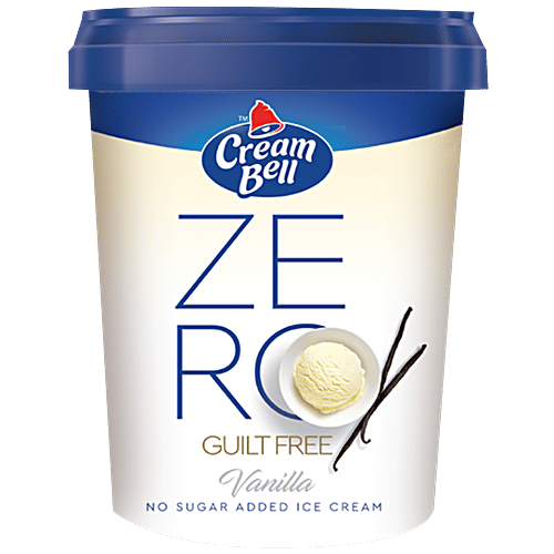 Buy Cream Bell Zero Guilt Free Ice Cream Without Sugar, Premium