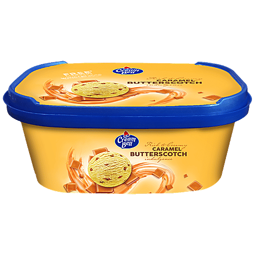 Buy Cream Bell Ice Cream Caramel Butterscotch, Rich & Creamy Online at Best Price of Rs 180