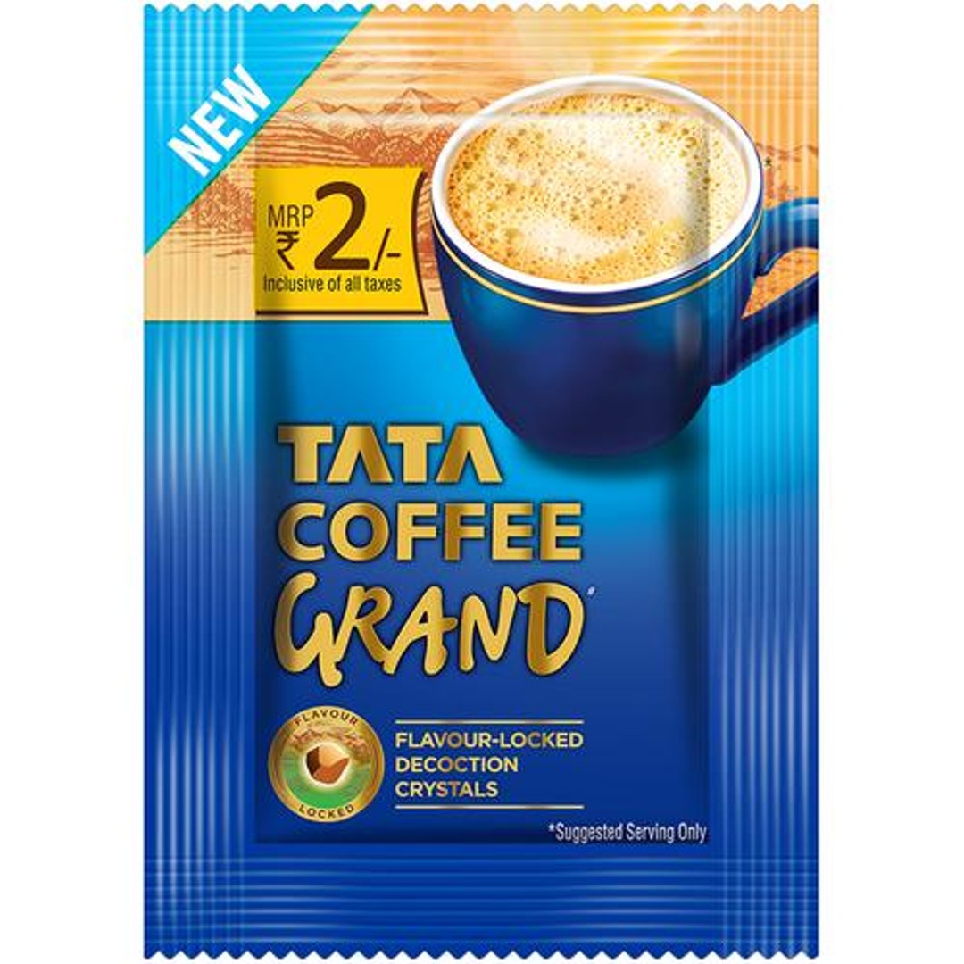 Buy Tata Coffee Grand With Flavour Locked Decoction Crystals, Strong